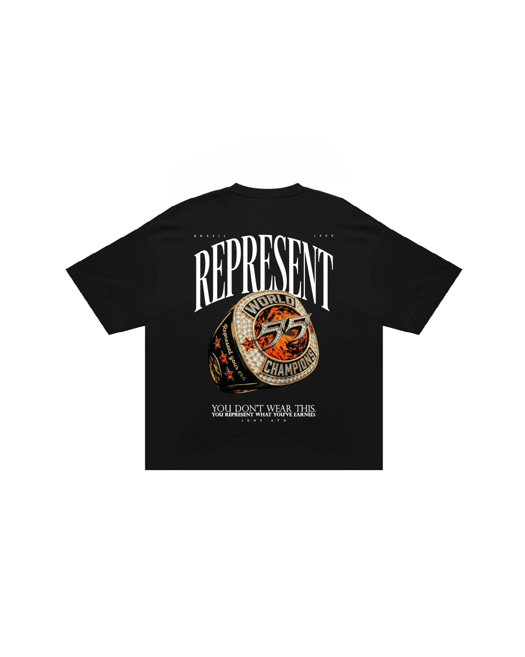 REPRESENT WORLD CHAMPIONS TEE (Black)